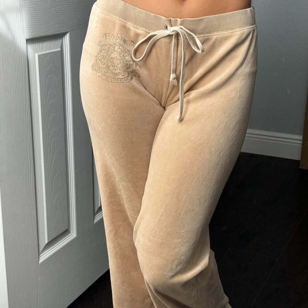 Juicy Couture Women's Tan Joggers-tracksuits